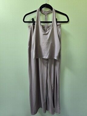 Sleeveless Wide-Leg Loungewear set in Lavender